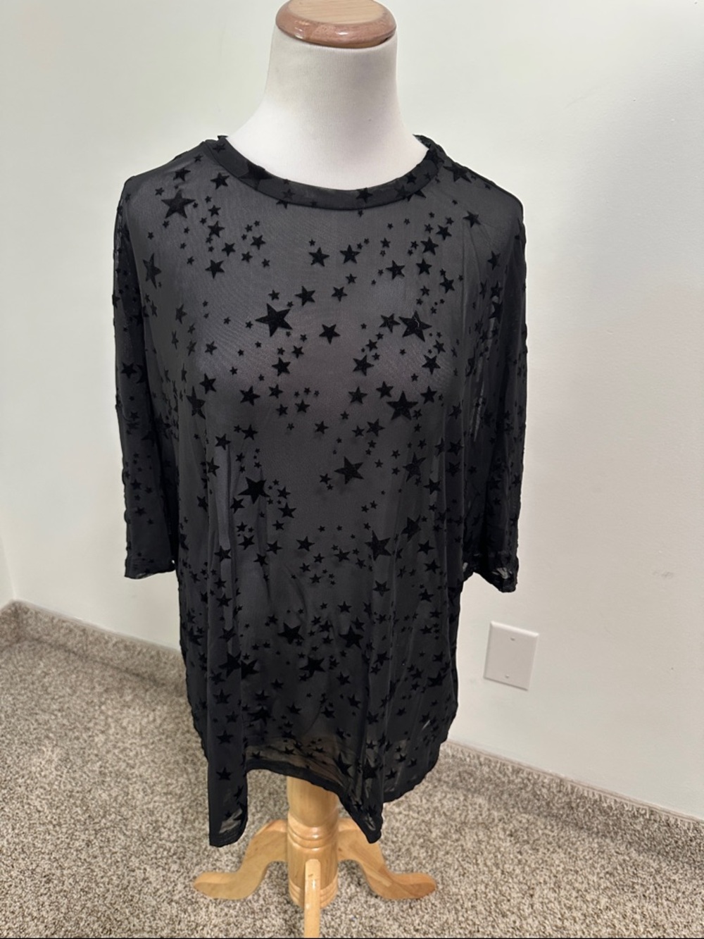 🍏 NWT Milumia Sheer Shirt